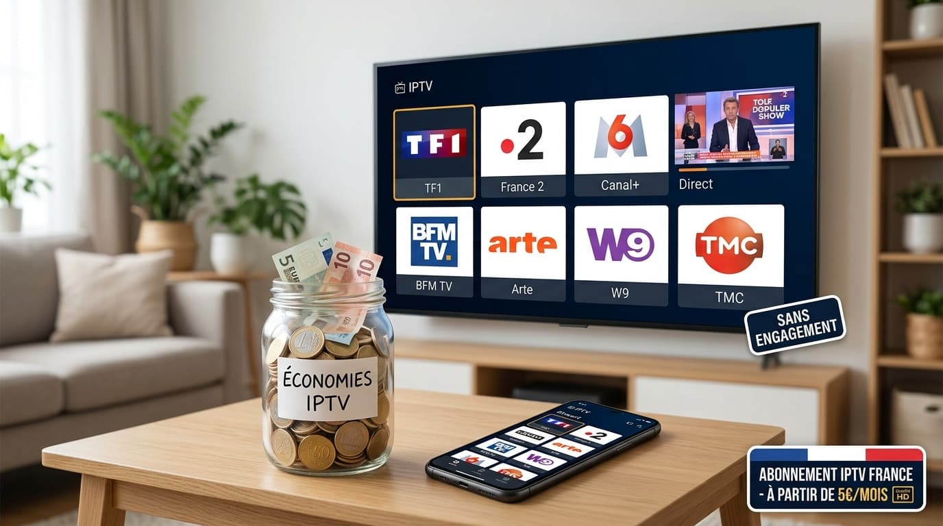 Abonnement IPTV pas cher qualité France 2026
