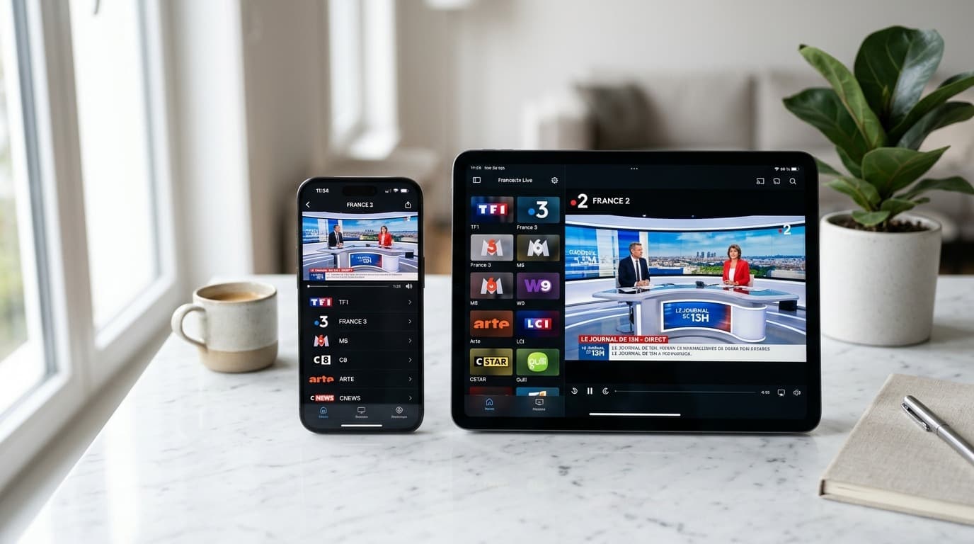 IPTV sur iPhone et iPad iOS